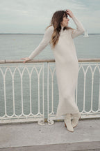 Robe Maille Uma - Beige Chiné - Plume Paris - The Bradery