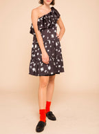 Robe Margaret Tumel - Noir - Modetrotter - The Bradery