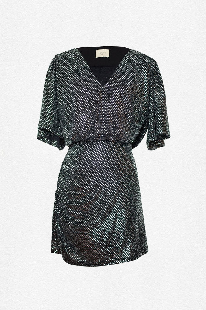 Robe Marnie - Paillettes - Plume Paris - The Bradery