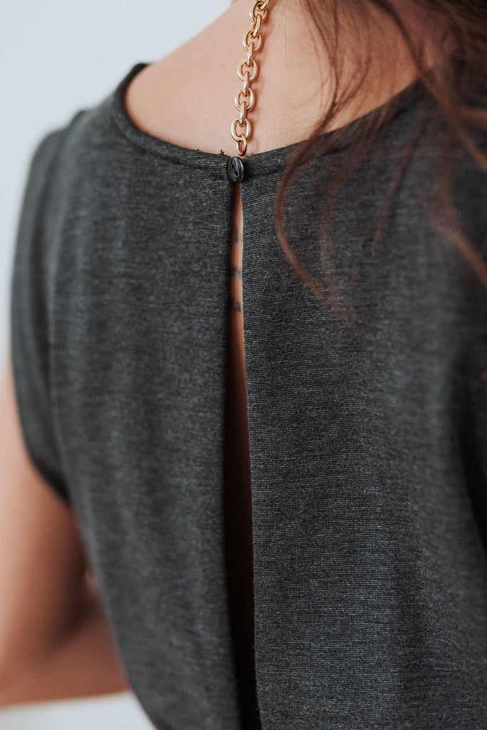 Robe Ninon Gris Chiné - Saaj Paris - The Bradery