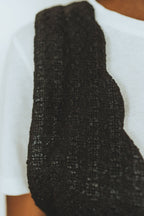 Robe Nora Tweed Noir - Saaj Paris - The Bradery