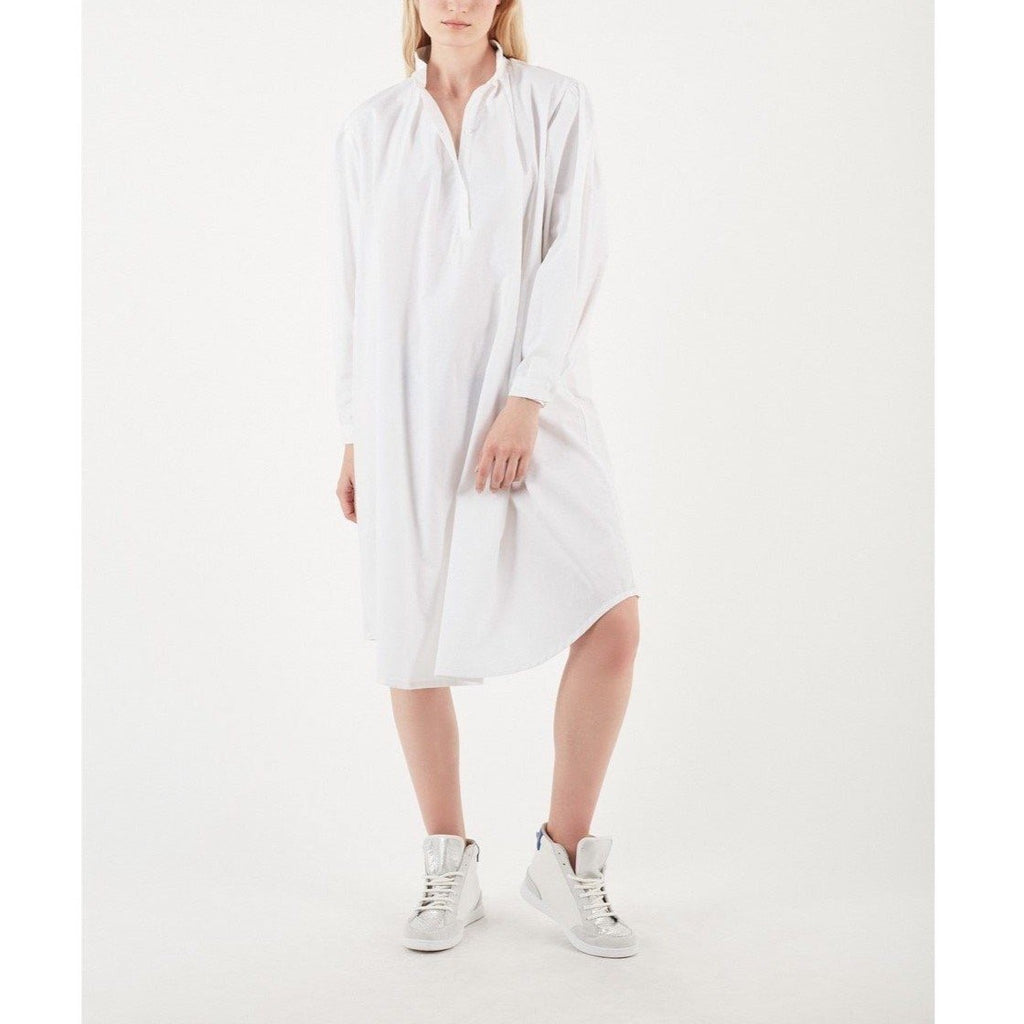 Robe Okeeffe White Cotton - Robes - Valentine Gauthier - The Bradery