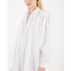 Robe Okeeffe White Cotton - Robes - Valentine Gauthier - The Bradery