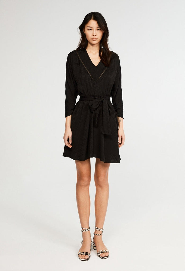 Robe Raffina - Noir - Claudie Pierlot - The Bradery