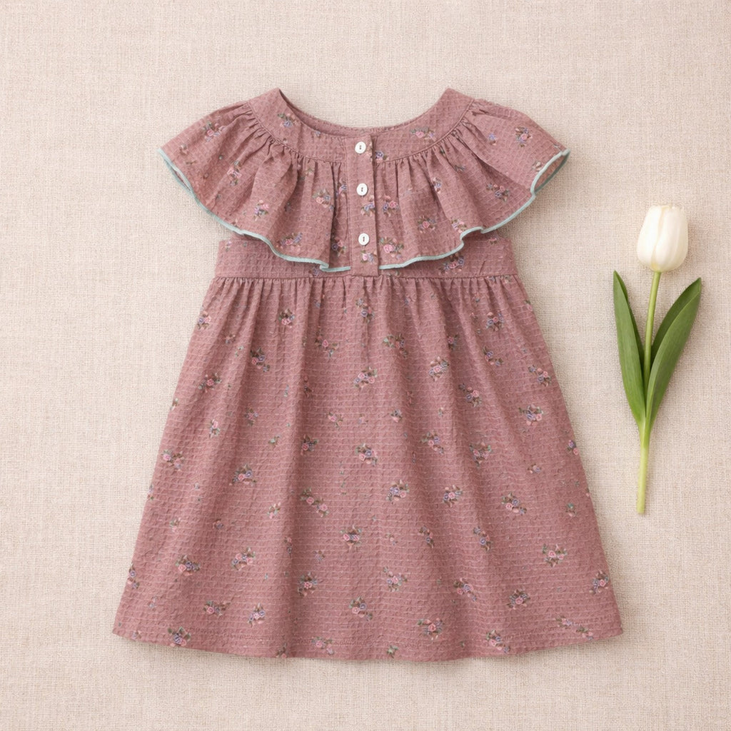 Robe Renée - Enfant Fille - Vieux Rose