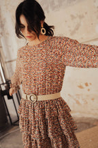 Robe Reolia Flowly - Marron