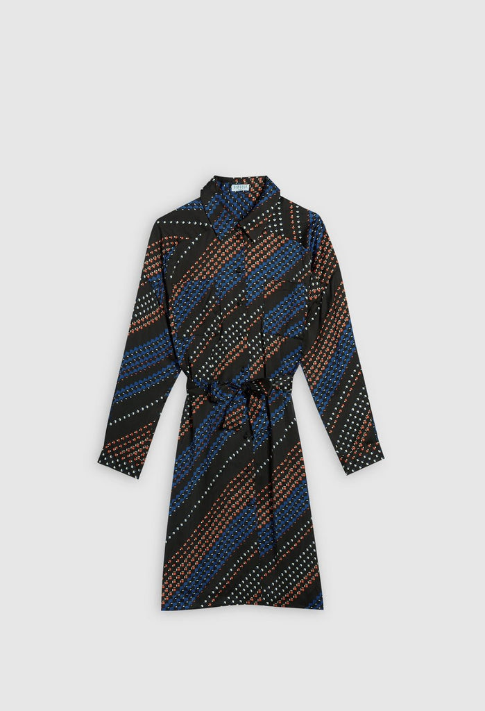 Robe Rigola Bis - Print Fonce - Claudie Pierlot - The Bradery