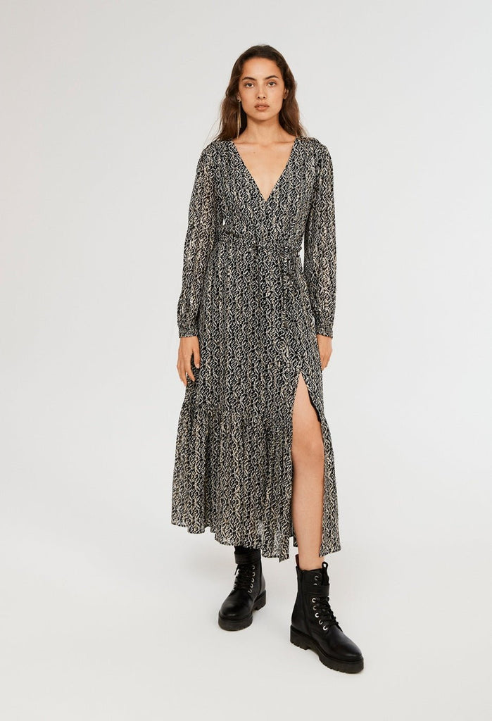 Robe Ripon - Print Fonce - Claudie Pierlot - The Bradery