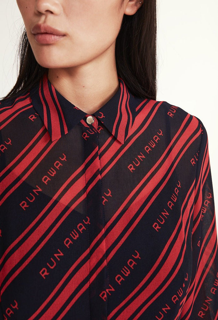 Robe Romila - Print Fonce - Claudie Pierlot - The Bradery