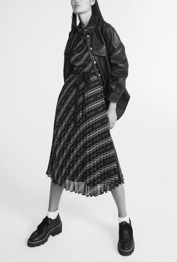 Robe Romila - Print Fonce - Claudie Pierlot - The Bradery