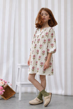 Robe Romy Maxi Flowers - Fille