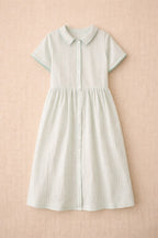 Robe Rose Ecru & Mint - Enfant Fille