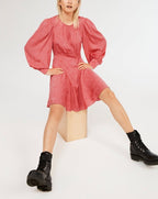 Robe Rosetta - Blush - Claudie Pierlot - The Bradery