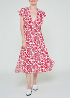 Robe Salome Fokis - Rouge - Modetrotter - The Bradery