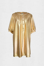 Robe Servanne - Gold - Plume Paris - The Bradery