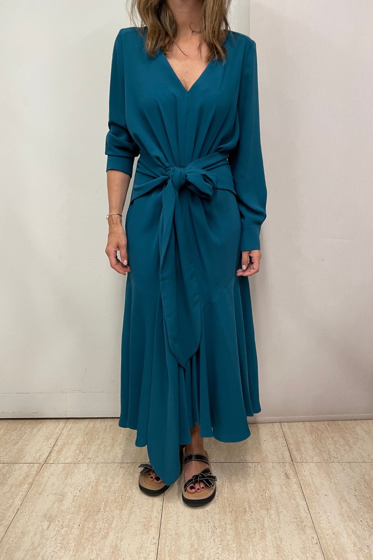 Robe Sofia Crepe Cobalt - Sophie And Lucie - The Bradery