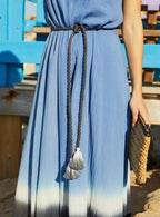 Robe Souanne Dye - Blue