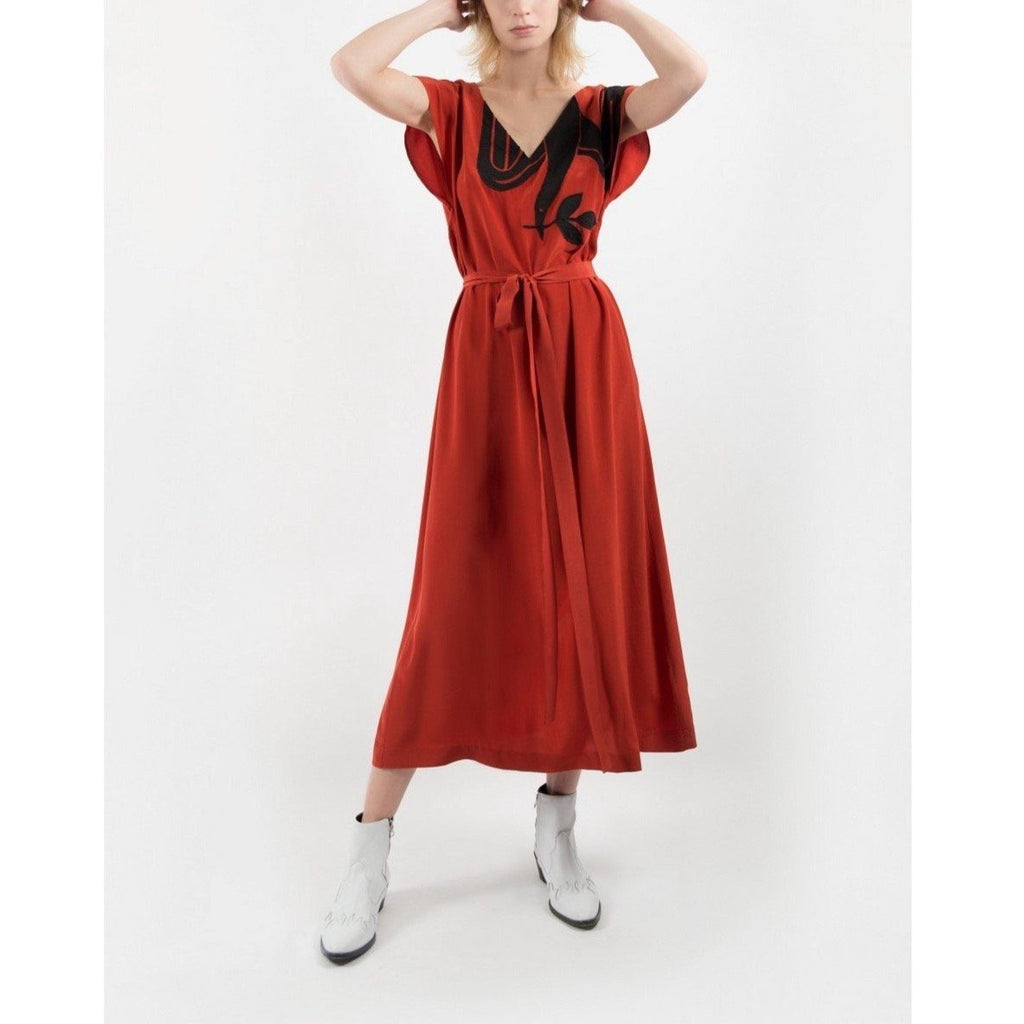 Robe Tracy Rosewood Paloma - Robes - Valentine Gauthier - The Bradery