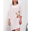 Robe Trocadero Herbier White - Robes - Valentine Gauthier - The Bradery