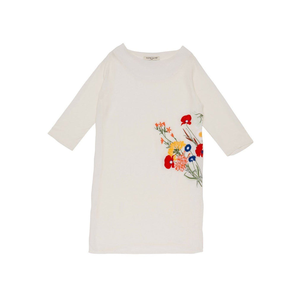 Robe Trocadero Herbier White - Robes - Valentine Gauthier - The Bradery