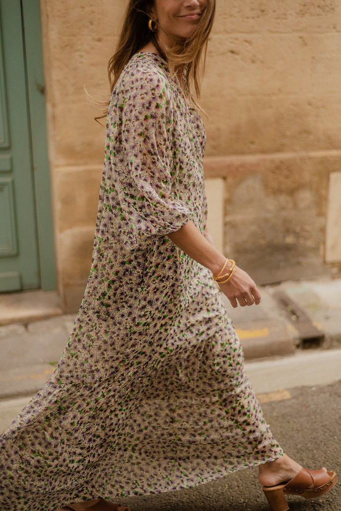 Robe Virginia - Multicolor - Plume Paris - The Bradery