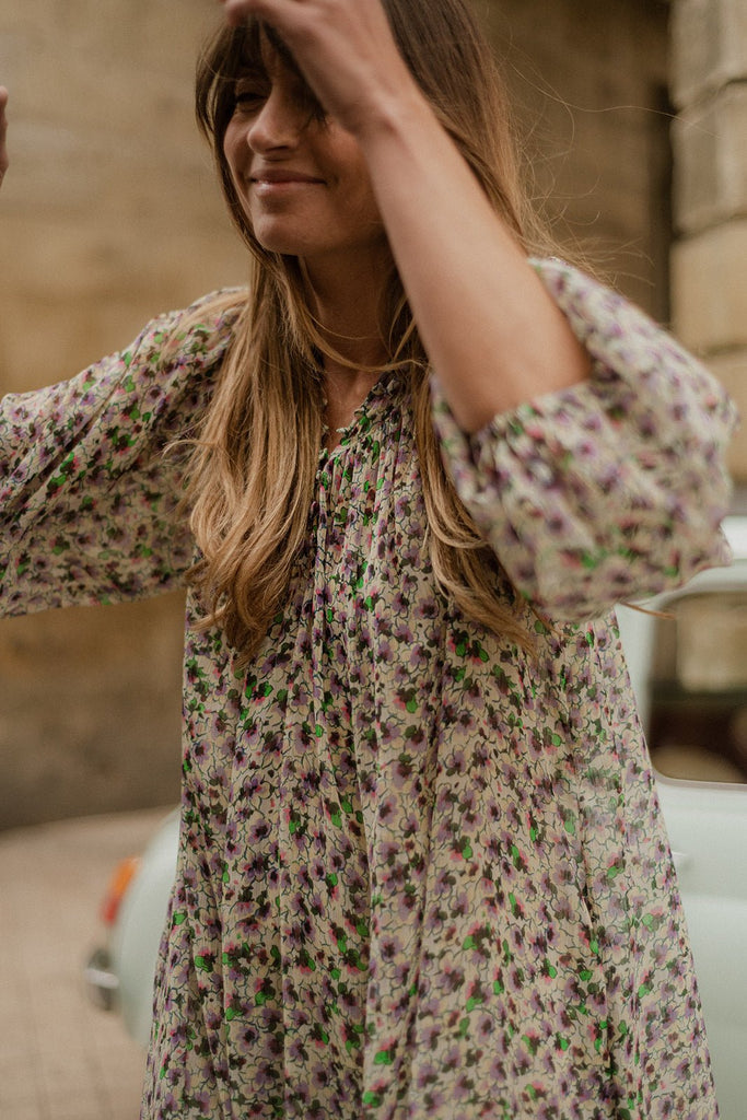 Robe Virginia - Multicolor - Plume Paris - The Bradery