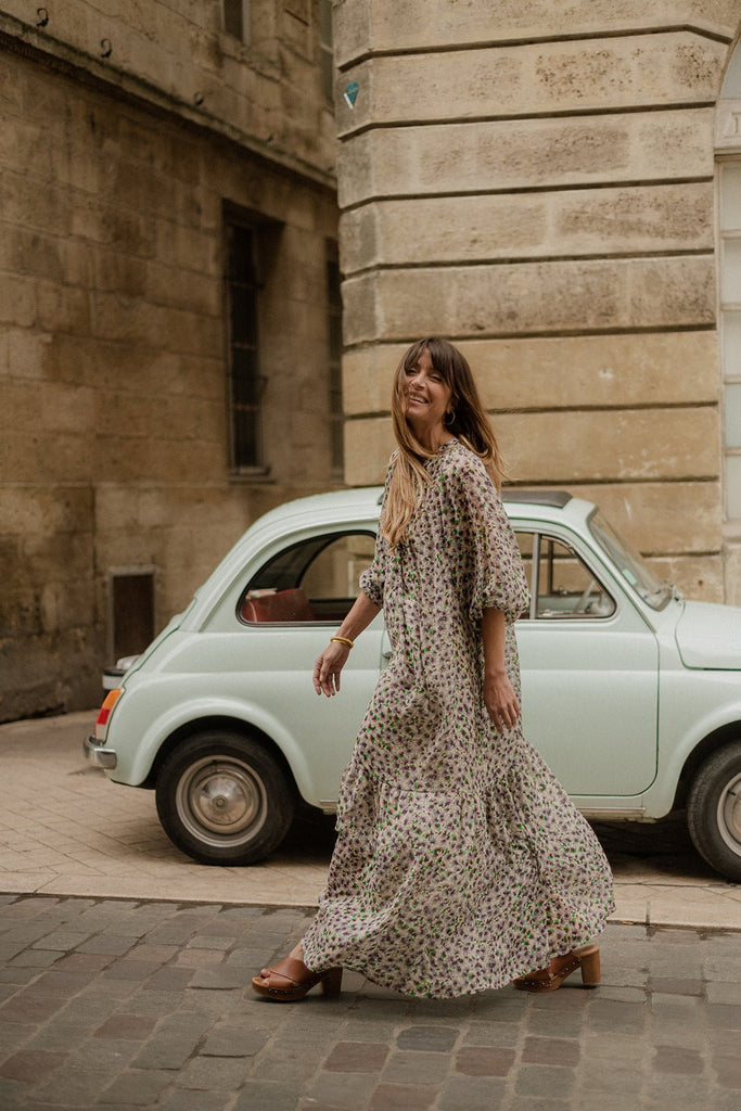 Robe Virginia - Multicolor - Plume Paris - The Bradery