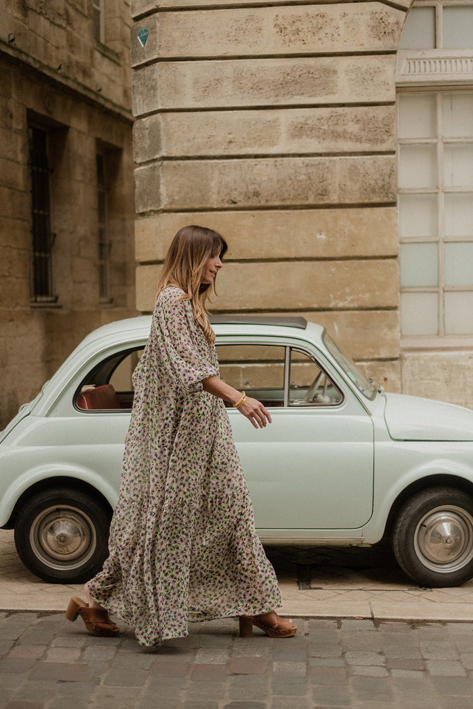 Robe Virginia - Multicolor - Plume Paris - The Bradery