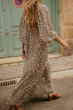 Robe Virginia - Multicolor - Plume Paris - The Bradery