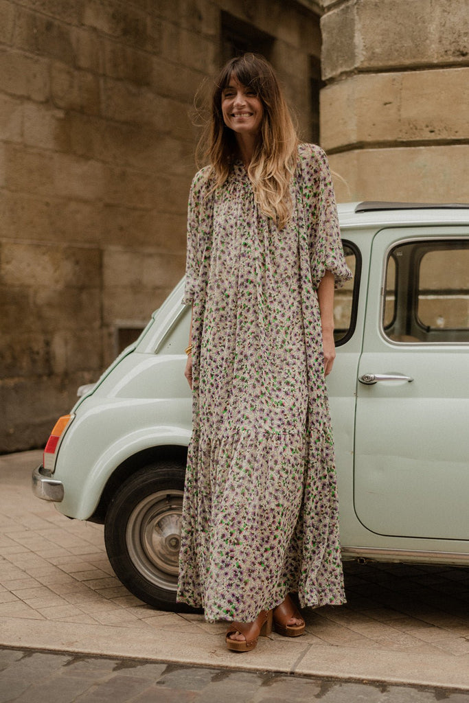 Robe Virginia - Multicolor - Plume Paris - The Bradery