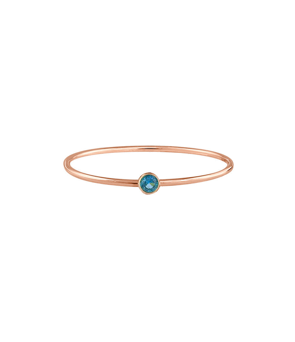 Yannis Sergakis - Bague Caramel Rond Or Diamant Bleu - Femme
