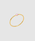 And...Paris - Bague Memory Saphir Rose Or Jaune - Femme