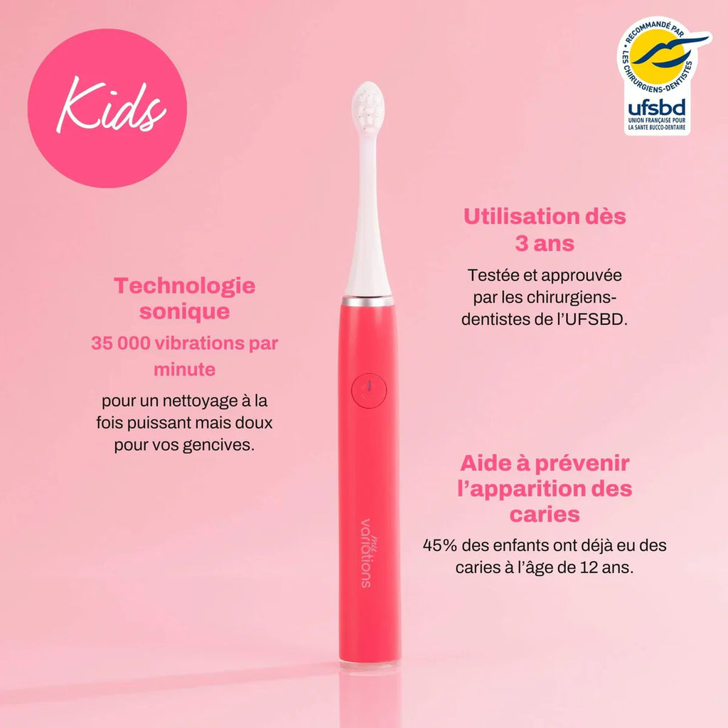 Brosse À Dents Électrique - Enfant - Rose