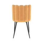 rosy chaise en velours