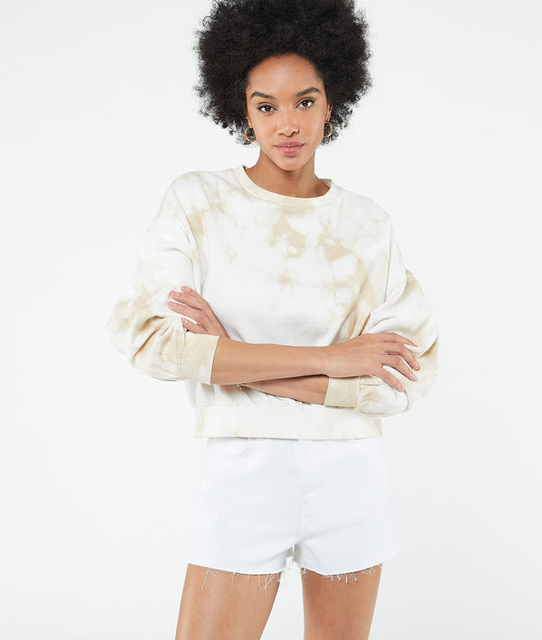 Sweat Shirt Voyage - Imp Fd Blanc