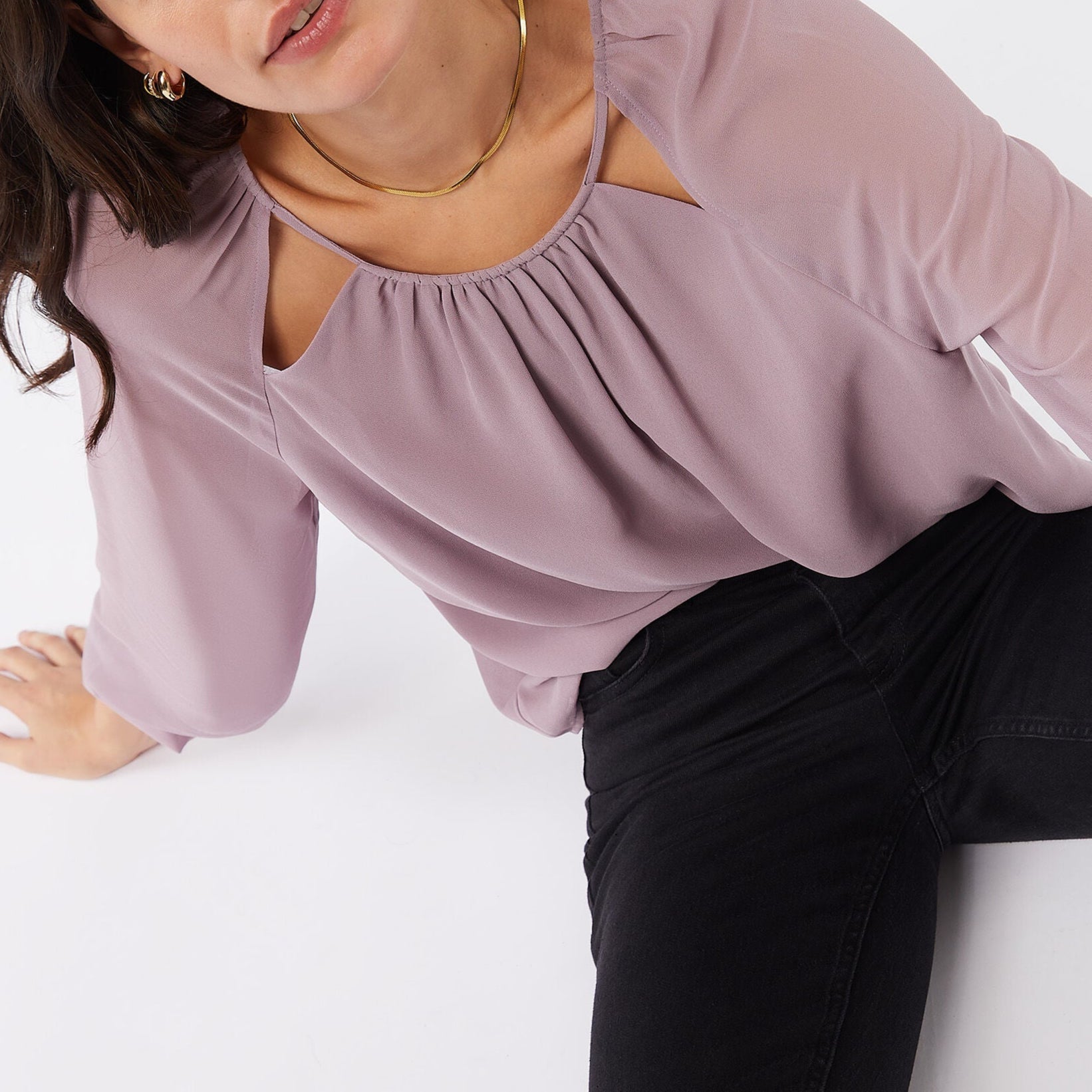 Blouse Justina - Mauve