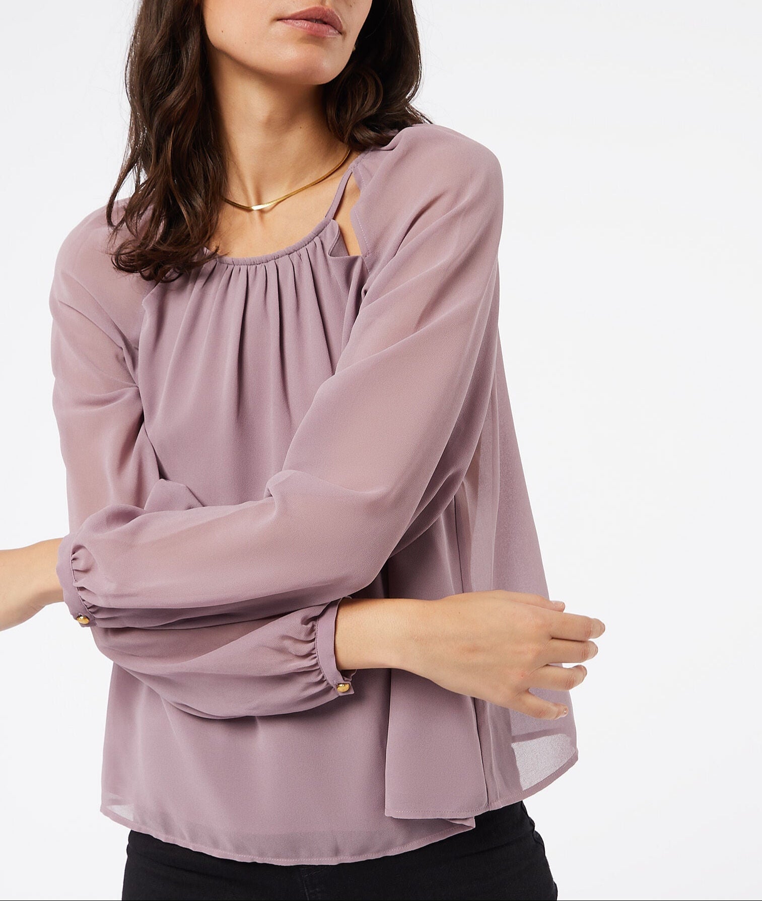 Blouse Justina - Mauve