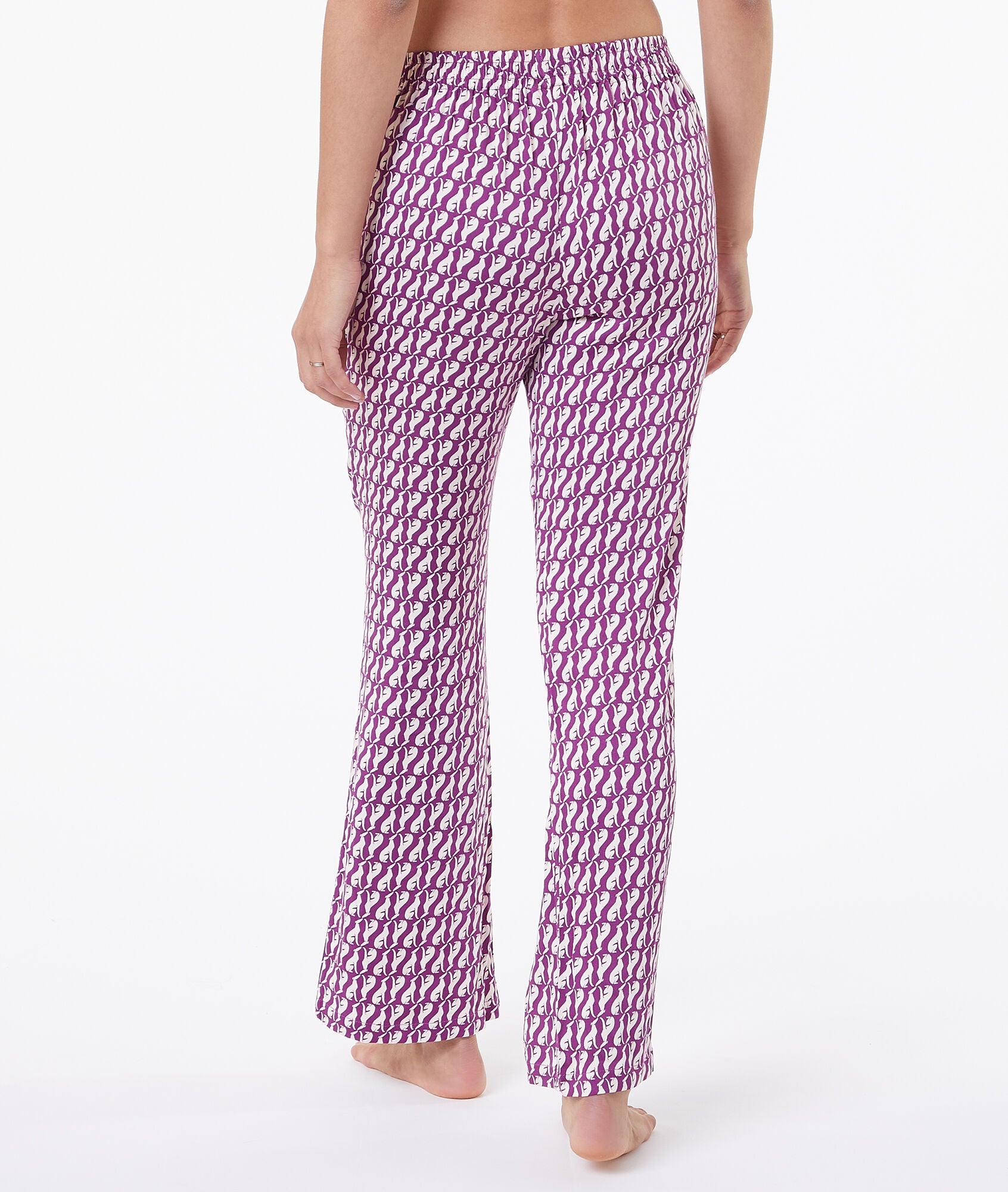 Pantalon Levri - Imp Fd Violet