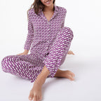 Pantalon Levri - Imp Fd Violet