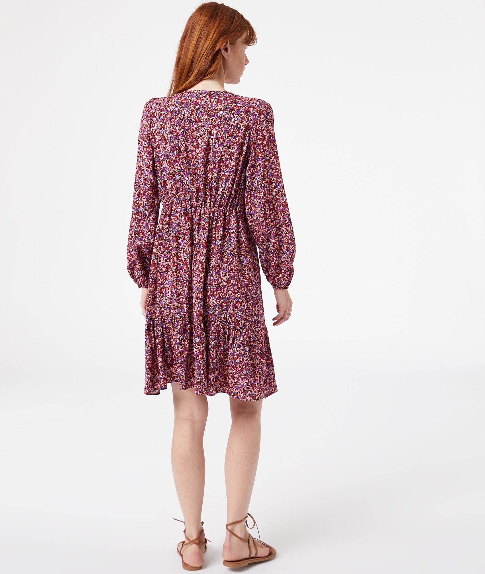 Robe Erila Print - Imp Fond Rose
