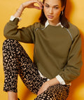 Sweat Shirt Pepita - Vert Sapin