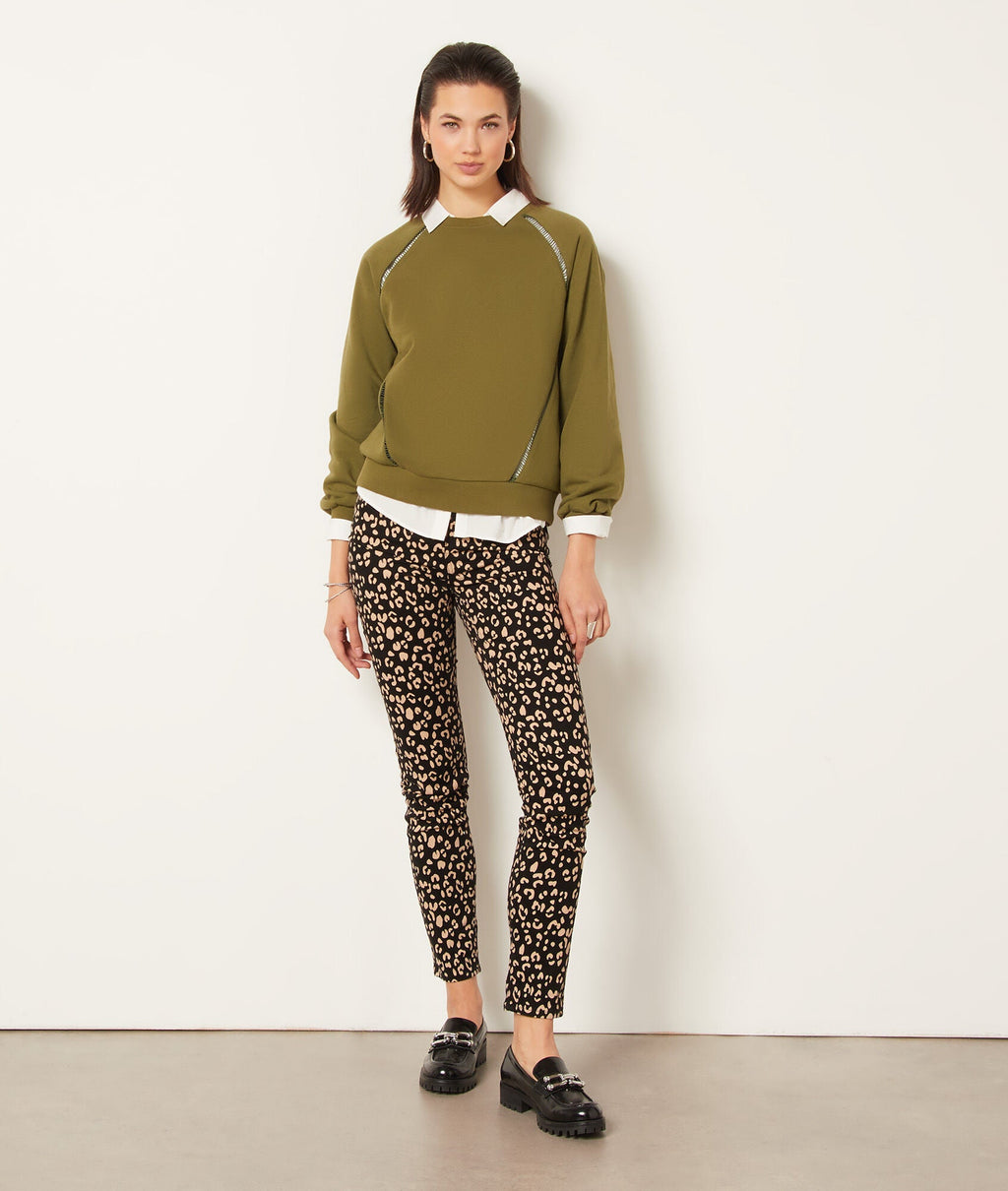 Sweat Shirt Pepita - Vert Sapin
