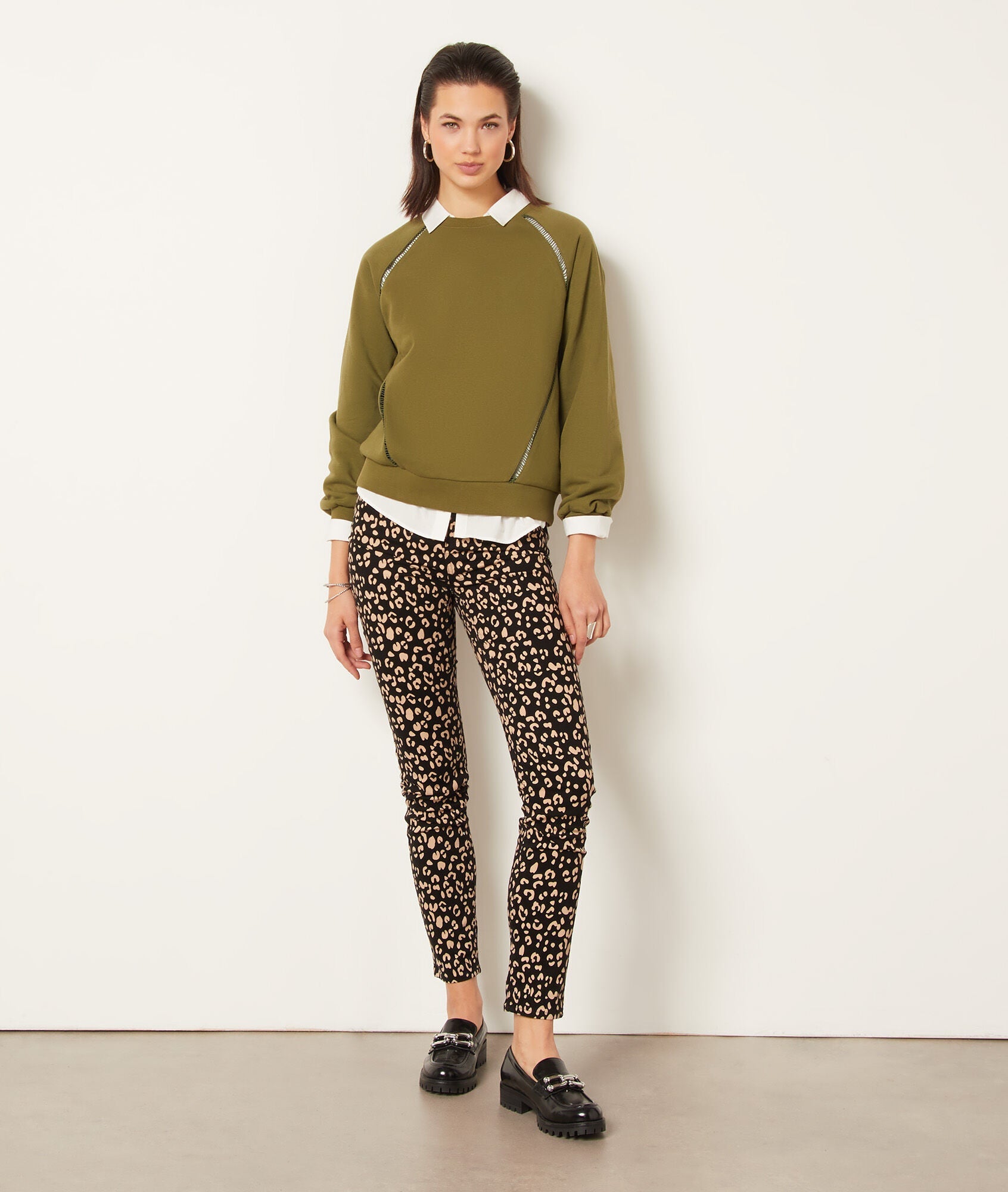 Sweat Shirt Pepita - Vert Sapin