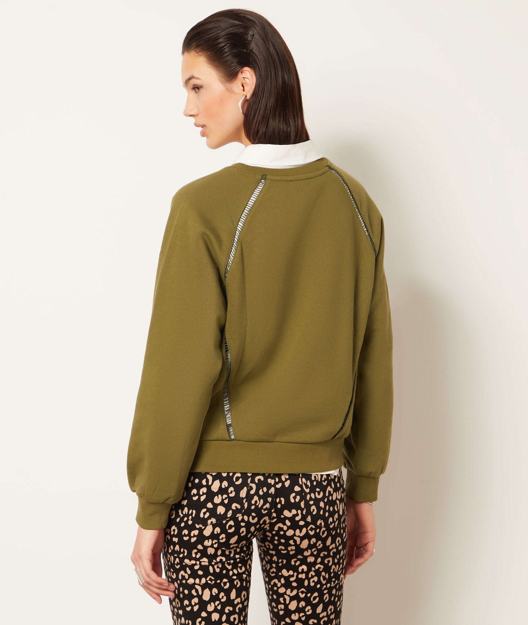 Sweat Shirt Pepita - Vert Sapin