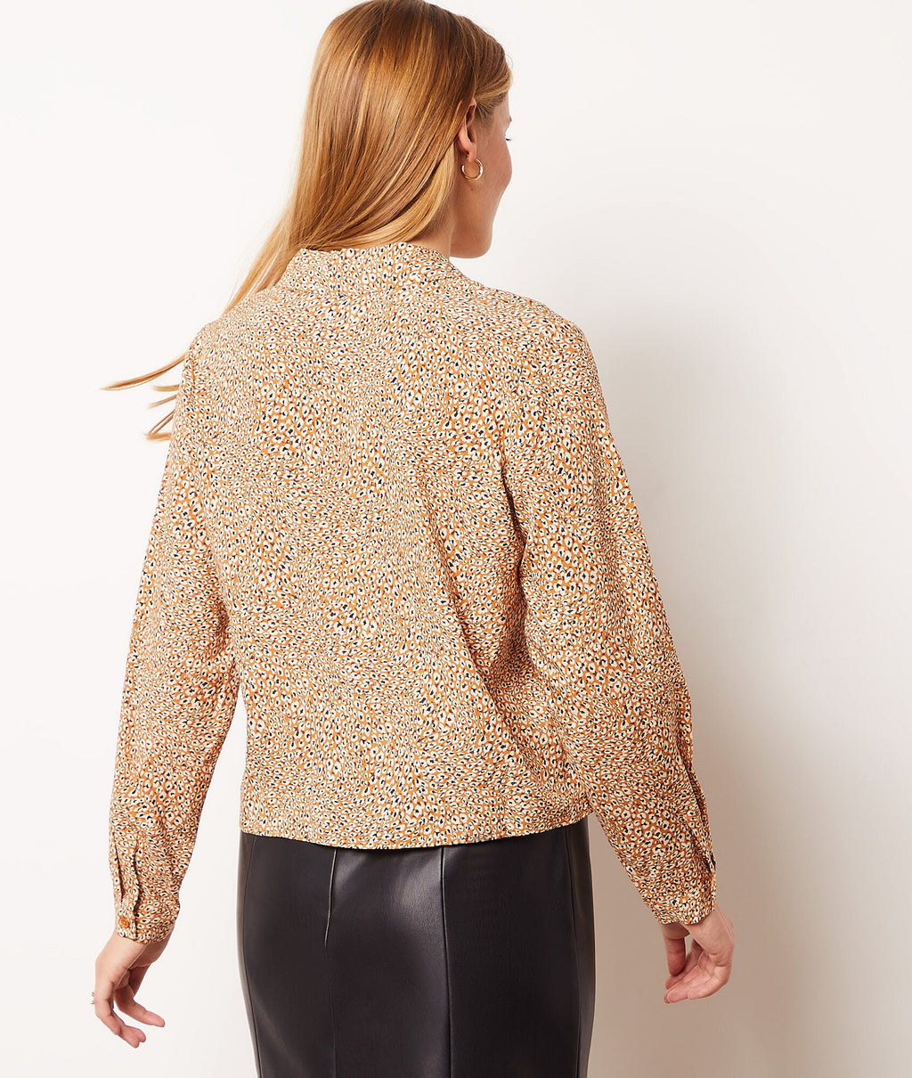 Chemise Perrine Print - Moutarde Ocre