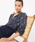 Blouse Pearly Print - Imp Bleu Vert