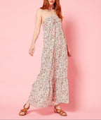 Robe Candice Print - Imp Fd Corail