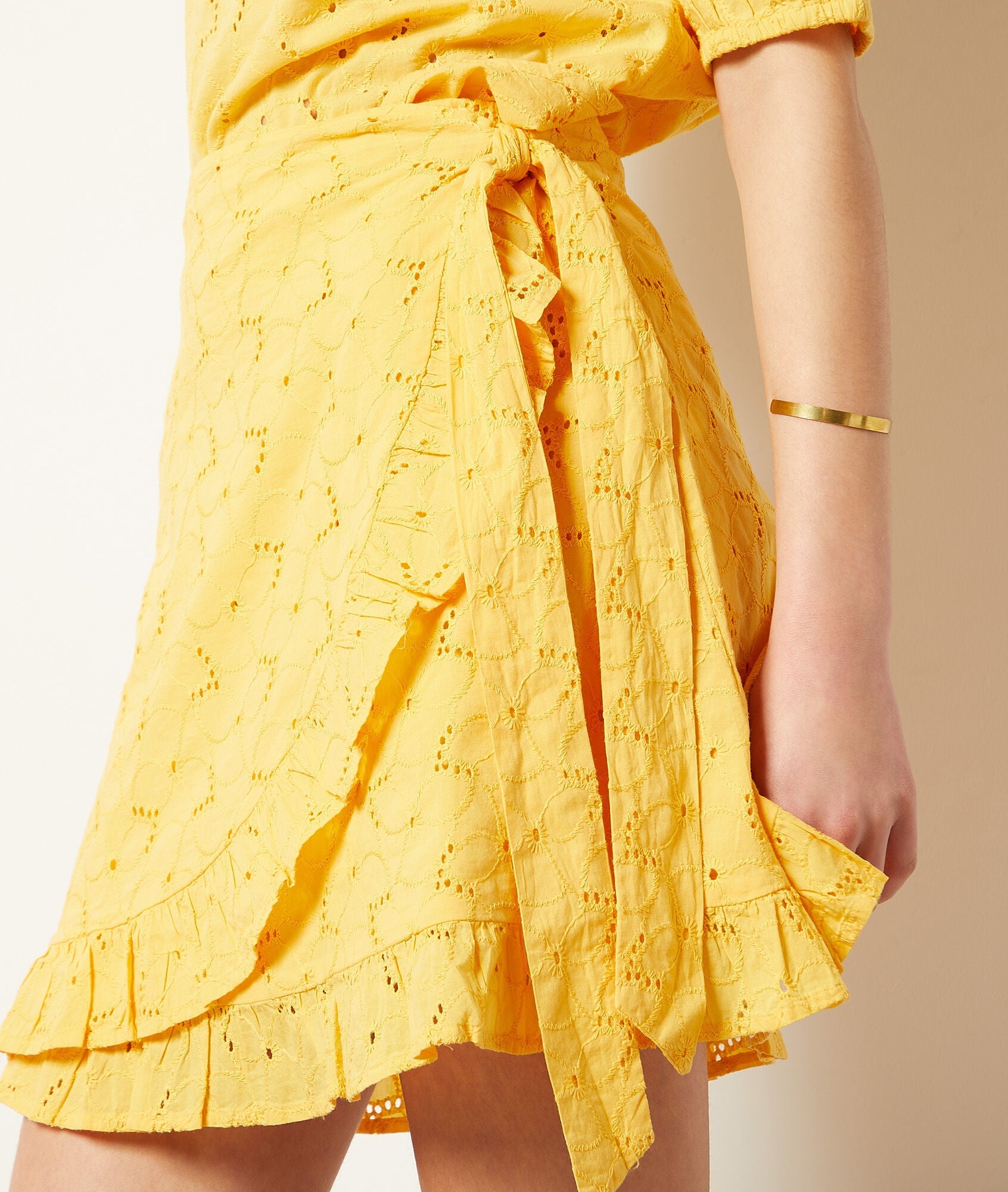 Jupe Cassie - Jaune Soleil