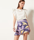 Jupe Gaelle Print - Lilas