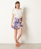 Jupe Gaelle Print - Lilas